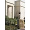 Z-Lite Luca Outdoor Pier Mounted Fixture, 1-Light, 9.25 In.W x 29.75 In.H, Black/Etched 517PHB-533PM-BK-LED - alternate 4